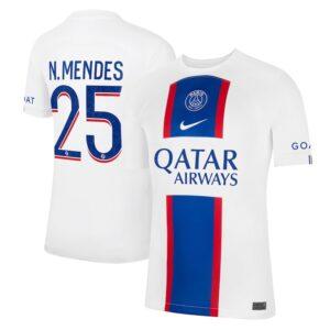 MAILLOT PSG THIRD NUNO MENDES 2022-2023