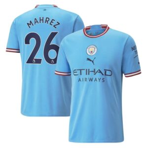 MAILLOT MANCHESTER CITY DOMICILE MAHREZ 2022-2023