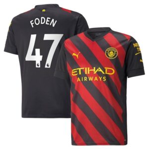 MAILLOT MANCHESTER CITY EXTERIEUR FODEN 2022-2023