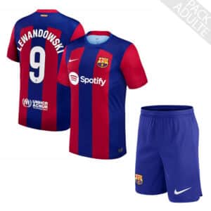 PACK FC BARCELONE DOMICILE LEWANDOWSKI 2023-2024