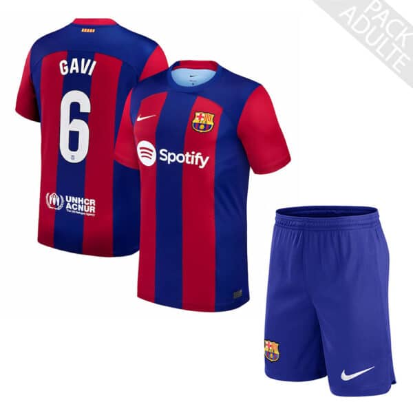 PACK FC BARCELONE DOMICILE GAVI SAISON 2023-2024