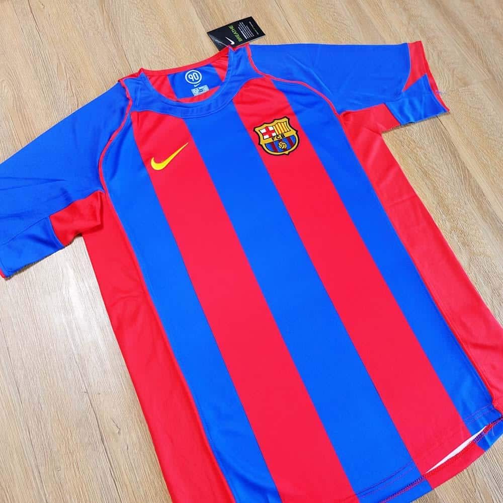 MAILLOT RETRO FC BARCELONE DOMICILE 2004-2005