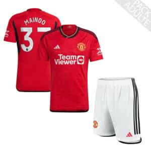 PACK MANCHESTER UNITED DOMICILE MAINOO ENSEMBLE 2023-2024