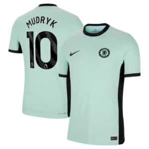 MAILLOT CHELSEA THIRD MUDRYK VERSION VAPOR MATCH 2023-2024