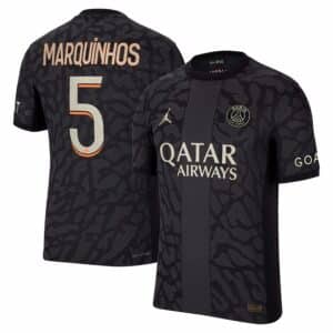 MAILLOT PSG THIRD MARQUINHOS VERSION VAPOR MATCH 2023-2024