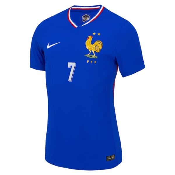 MAILLOT FRANCE DOMICILE GUENDOUZI DRI-FIT ADV VAPOR MATCH SAISON 2024-2025