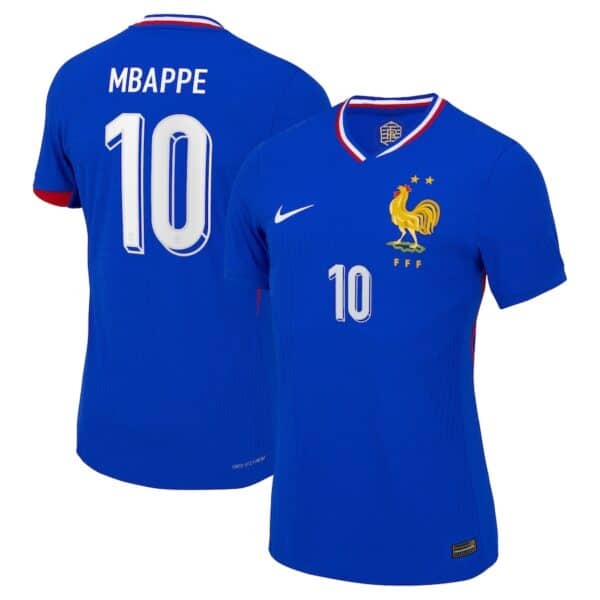 MAILLOT FRANCE DOMICILE MBAPPE DRI-FIT ADV VAPOR MATCH 2024-2025