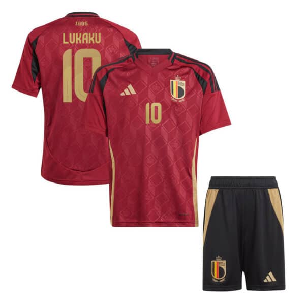 PACK JUNIOR BELGIQUE DOMICILE LUKAKU SAISON 2024-2025