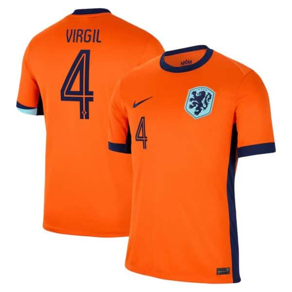 MAILLOT PAYS-BAS DOMICILE VIRGIL VAN DIJK SAISON 2024-2025