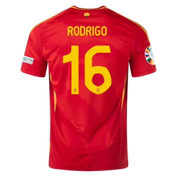 MAILLOT ESPAGNE DOMICILE RODRI 2024-2025