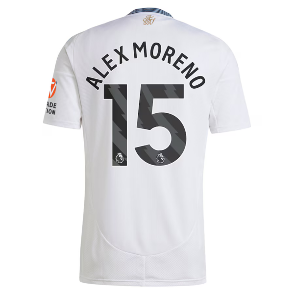 MAILLOT ASTON VILLA EXTERIEUR ALEX MORENO SAISON 2024-2025