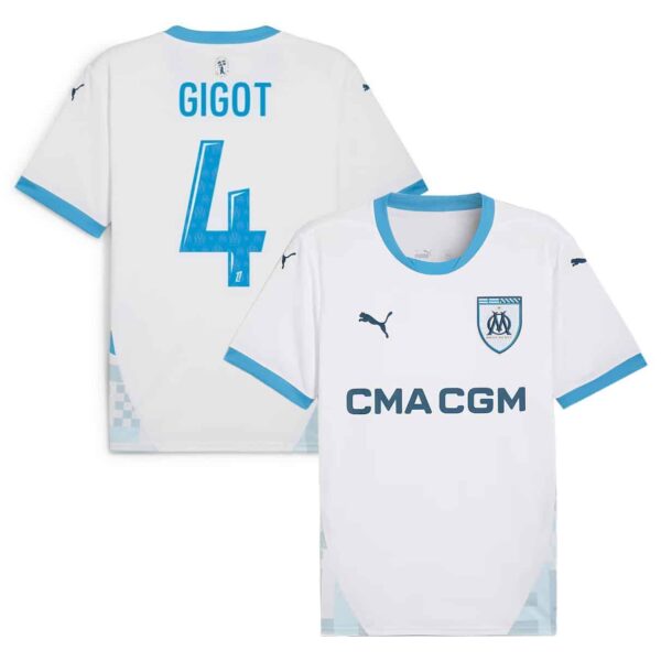 MAILLOT OLYMPIQUE DE MARSEILLE DOMICILE GIGOT 2024-2025