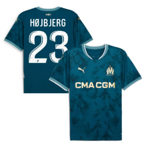 MAILLOT OLYMPIQUE DE MARSEILLE EXTERIEUR HOJBJERG 2024-2025